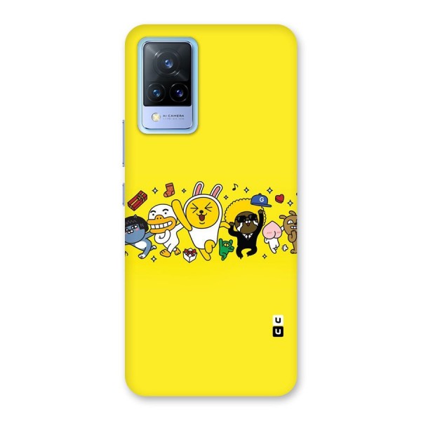 Yellow Friends Back Case for Vivo V21 5G