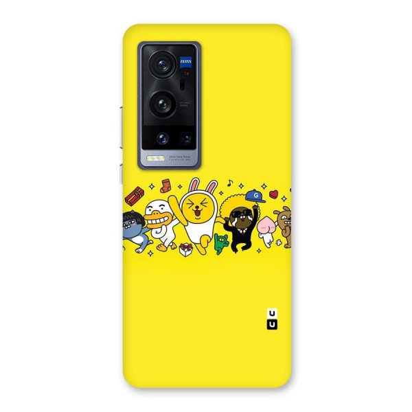 Yellow Friends Back Case for Vivo X60 Pro Plus