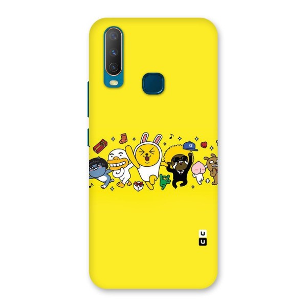 Yellow Friends Back Case for Vivo Y15