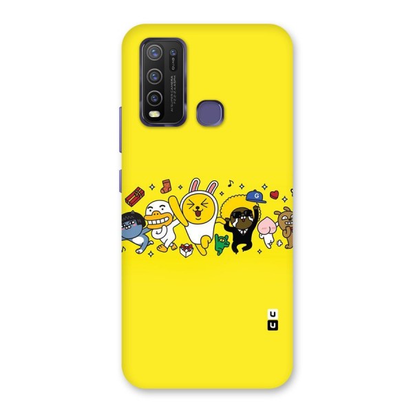 Yellow Friends Back Case for Vivo Y30