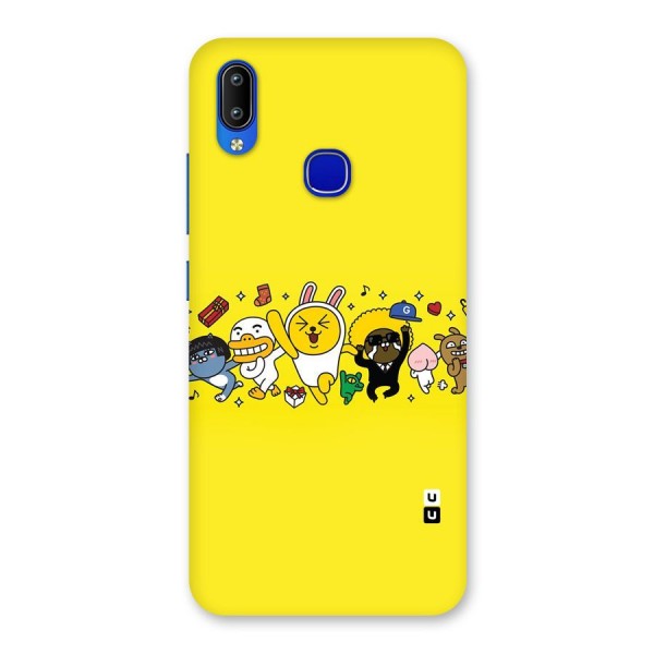 Yellow Friends Back Case for Vivo Y91