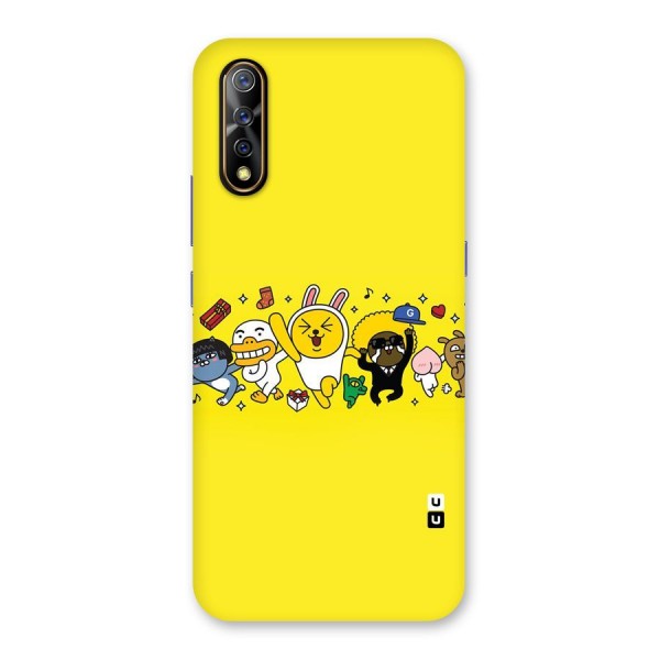 Yellow Friends Back Case for Vivo Z1x