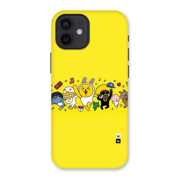 Yellow Friends Back Case for iPhone 12