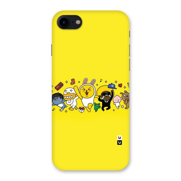 Yellow Friends Back Case for iPhone SE 2020