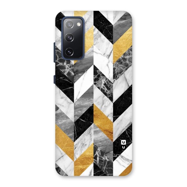 Yellow Grey Marble Back Case for Galaxy S20 FE