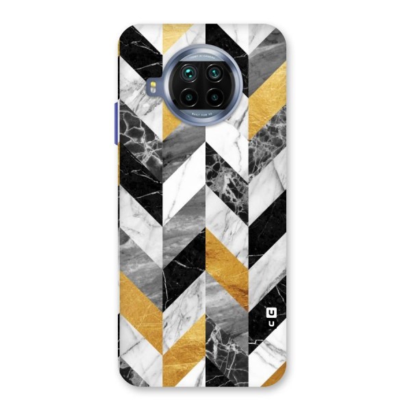 Yellow Grey Marble Back Case for Mi 10i