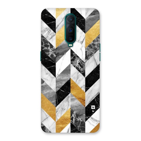 Yellow Grey Marble Back Case for Oppo R17 Pro