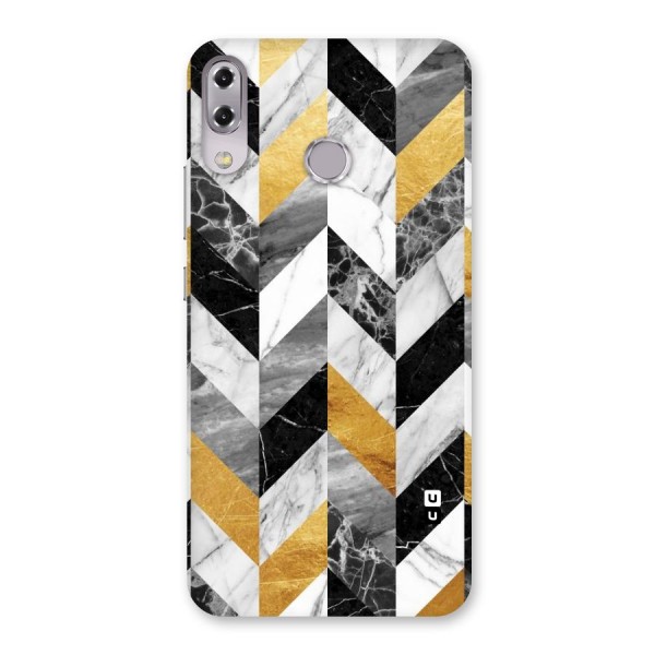 Yellow Grey Marble Back Case for Zenfone 5Z