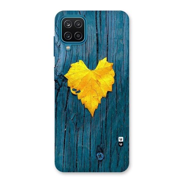 Yellow Leaf Back Case for Galaxy F12