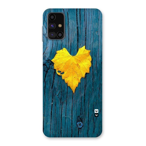 Yellow Leaf Back Case for Galaxy M31s