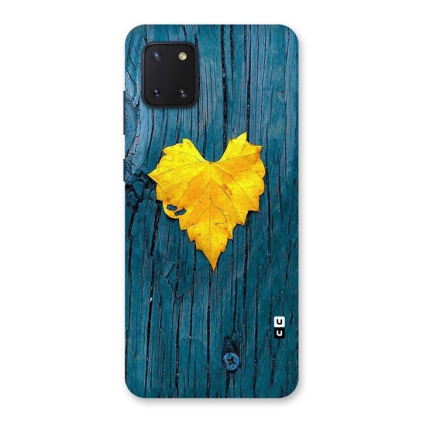 Yellow Leaf Back Case for Galaxy Note 10 Lite