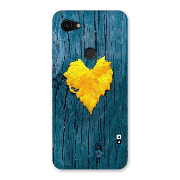 Yellow Leaf Back Case for Google Pixel 3a XL