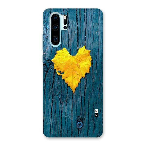 Yellow Leaf Back Case for Huawei P30 Pro