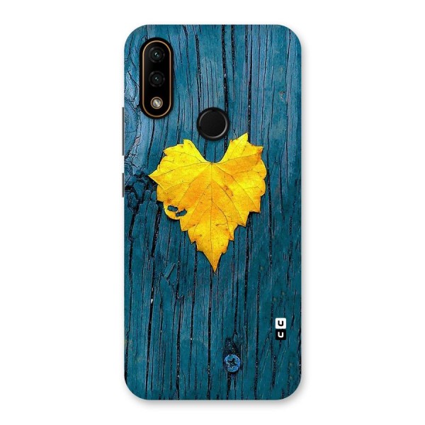 Yellow Leaf Back Case for Lenovo A6 Note