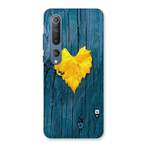 Yellow Leaf Back Case for Mi 10