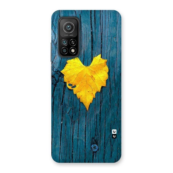 Yellow Leaf Back Case for Mi 10T Pro 5G