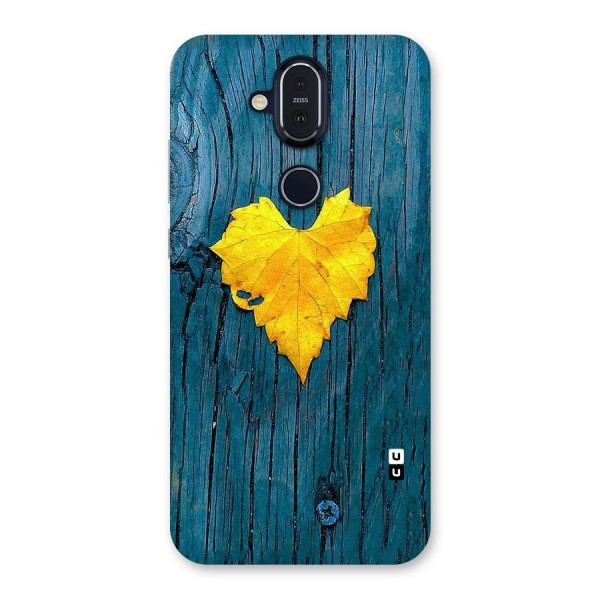 Yellow Leaf Back Case for Nokia 8.1