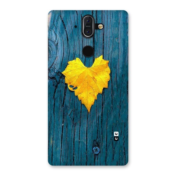 Yellow Leaf Back Case for Nokia 8 Sirocco