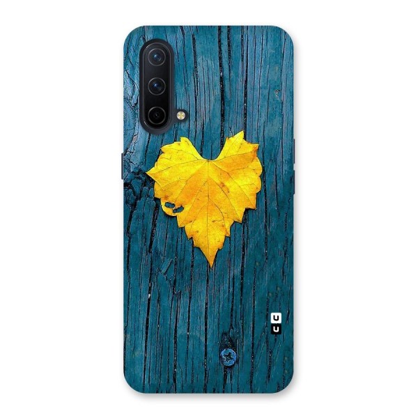 Yellow Leaf Back Case for OnePlus Nord CE 5G