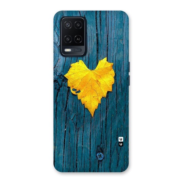 Yellow Leaf Back Case for Oppo A54