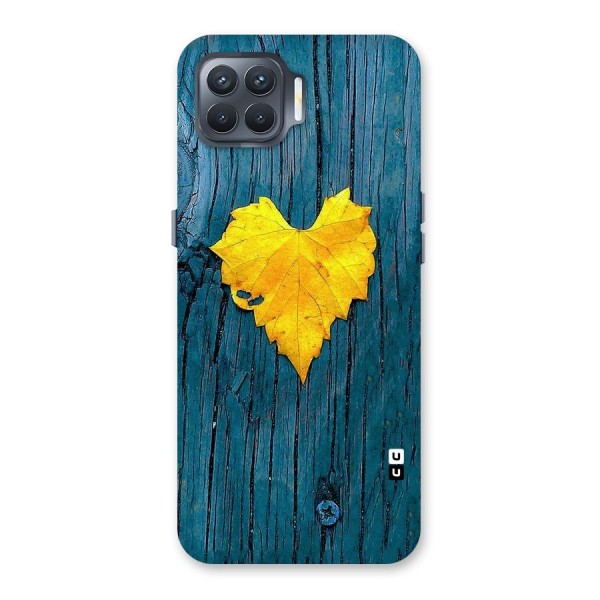 Yellow Leaf Back Case for Oppo F17 Pro