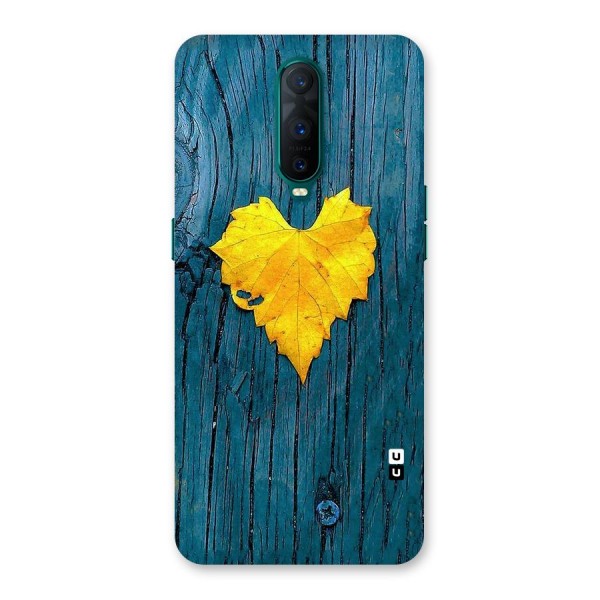 Yellow Leaf Back Case for Oppo R17 Pro