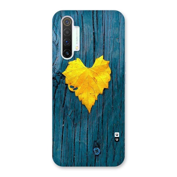 Yellow Leaf Back Case for Realme X3 SuperZoom