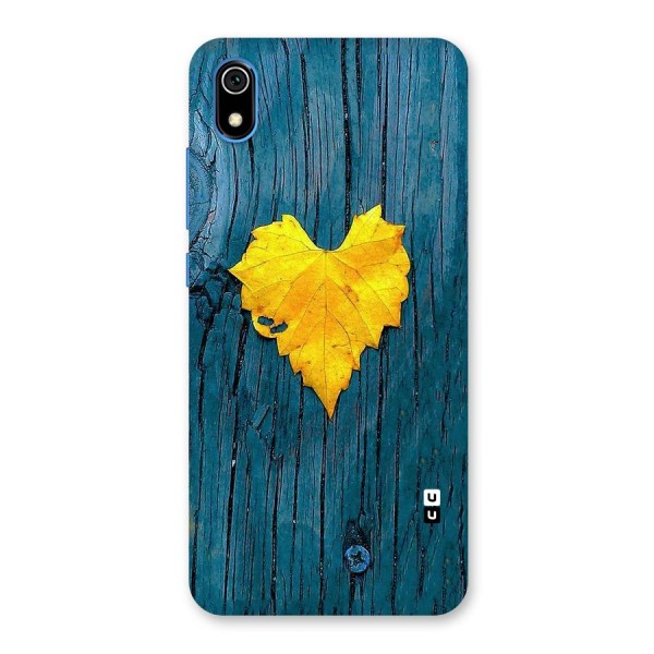 Yellow Leaf Back Case for Redmi 7A