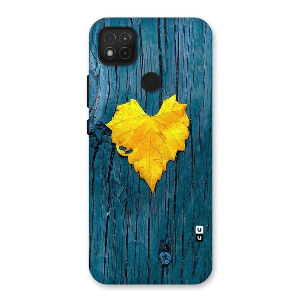 Yellow Leaf Back Case for Redmi 9C