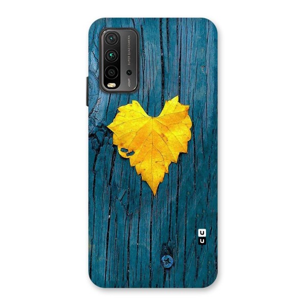 Yellow Leaf Back Case for Redmi 9 Power