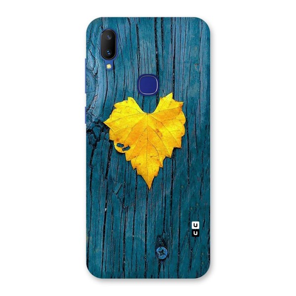 Yellow Leaf Back Case for Vivo V11