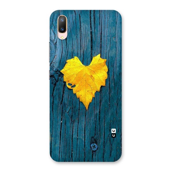 Yellow Leaf Back Case for Vivo V11 Pro