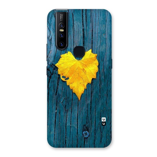 Yellow Leaf Back Case for Vivo V15