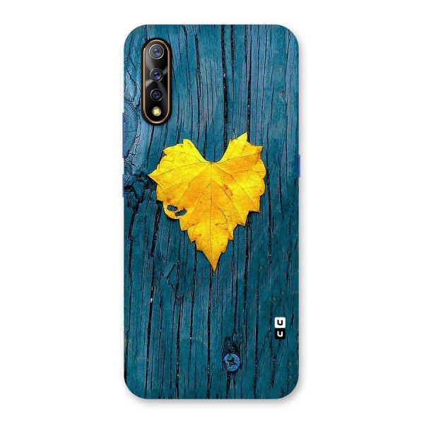 Yellow Leaf Back Case for Vivo Z1x