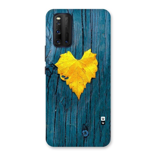 Yellow Leaf Back Case for Vivo iQOO 3