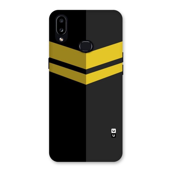 Yellow Lines Back Case for Galaxy A10s