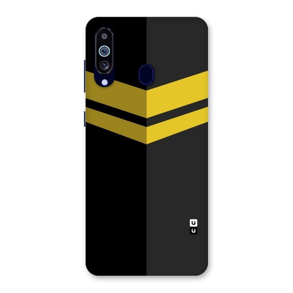 Yellow Lines Back Case for Galaxy A60