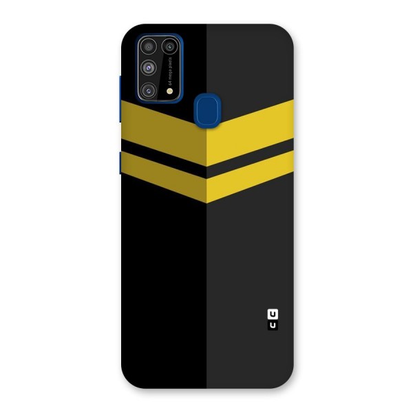 Yellow Lines Back Case for Galaxy F41