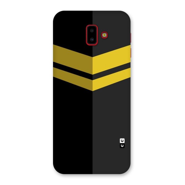 Yellow Lines Back Case for Galaxy J6 Plus