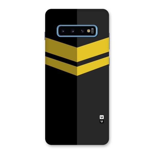 Yellow Lines Back Case for Galaxy S10 Plus