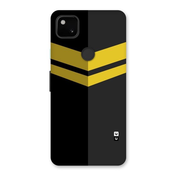 Yellow Lines Back Case for Google Pixel 4a