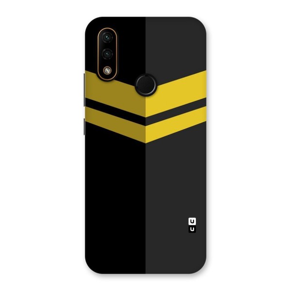 Yellow Lines Back Case for Lenovo A6 Note