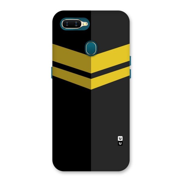 Yellow Lines Back Case for Oppo A12