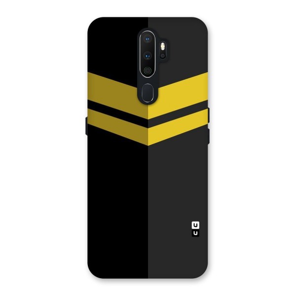 Yellow Lines Back Case for Oppo A5 (2020)