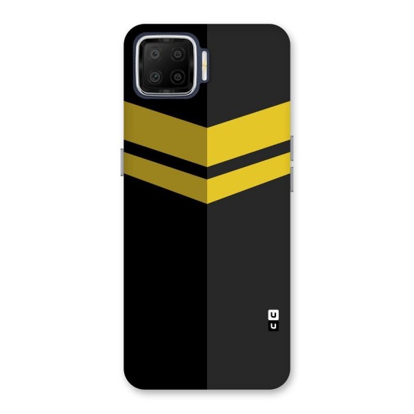 Yellow Lines Back Case for Oppo F17