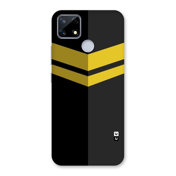 Yellow Lines Back Case for Realme Narzo 20