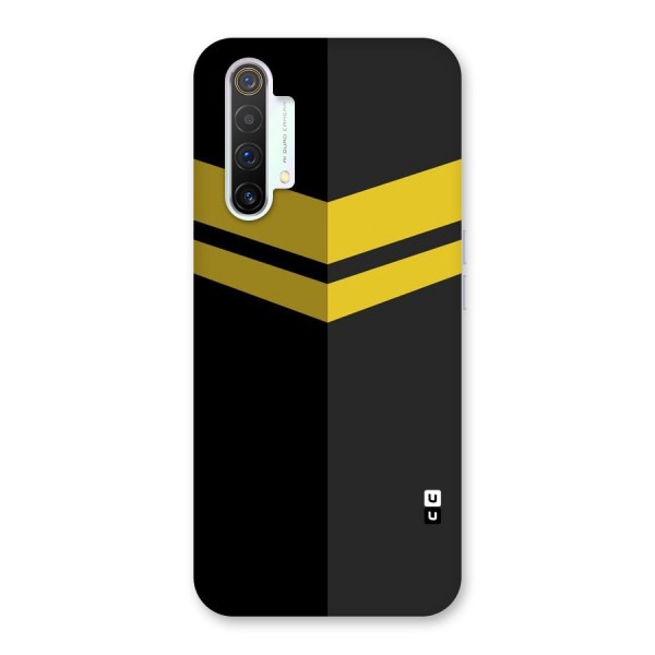 Yellow Lines Back Case for Realme X3 SuperZoom