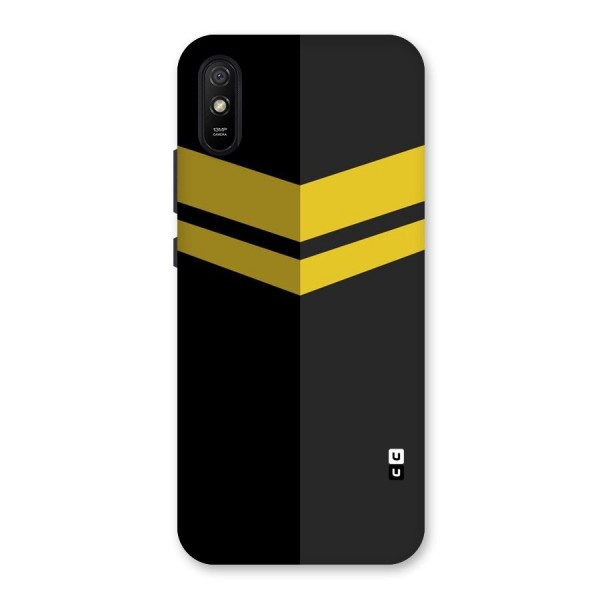 Yellow Lines Back Case for Redmi 9i