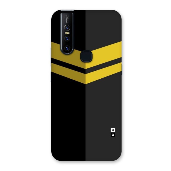 Yellow Lines Back Case for Vivo V15