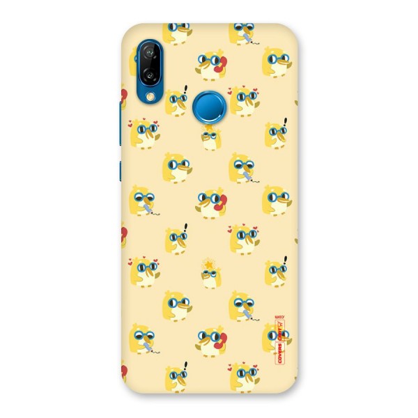 Yellow Parrot Back Case for Huawei P20 Lite